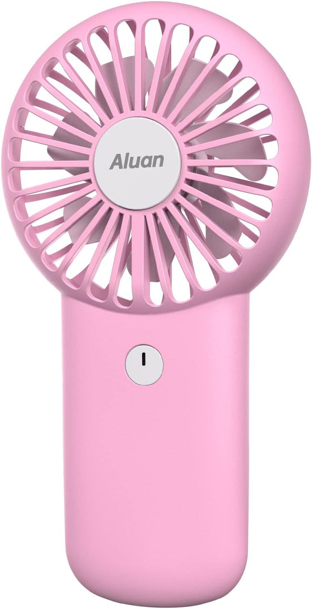 Aluan Handheld Fan Powerful Personal Mini Portable Speed Adjustable Battery Operated Usb Rechargeable Eyelash Fan For Kids Women