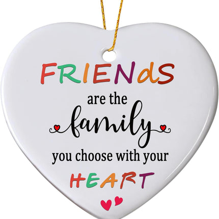 Friends Christmas Ornaments , Friend Ornaments for Women, Friends are The Family We Choose Ornament, Best Friend, Friendship s for Women