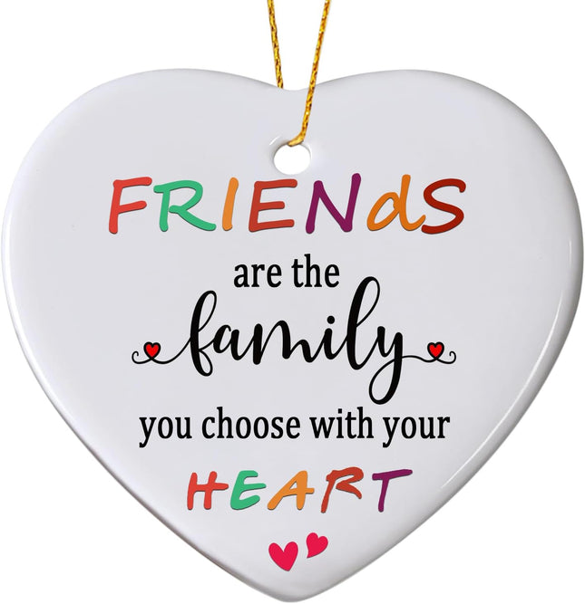 Friends Christmas Ornaments , Friend Ornaments for Women, Friends are The Family We Choose Ornament, Best Friend, Friendship s for Women