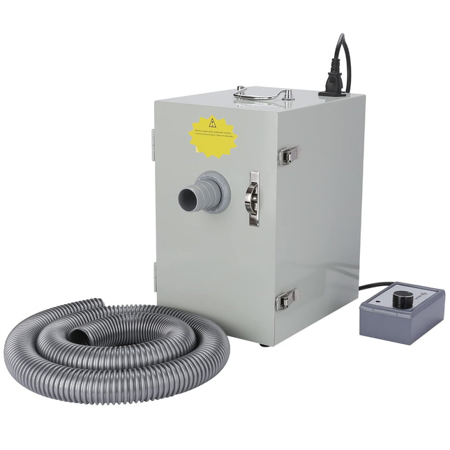 Lvchen Dental Lab Grinding Vacuum Cleaner Singlerow Digital Dust Collector 110V 370W Silent Vacuum Dust Extractor For Laboratory