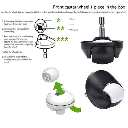 Parts Compatible For Irobot Roomba 800 900 Series 960 860 805 850 980 861 864 866 870 871 880 890 891 981 985 961 Caster Wheel Hepa Filter Sidemain Brush Accessories