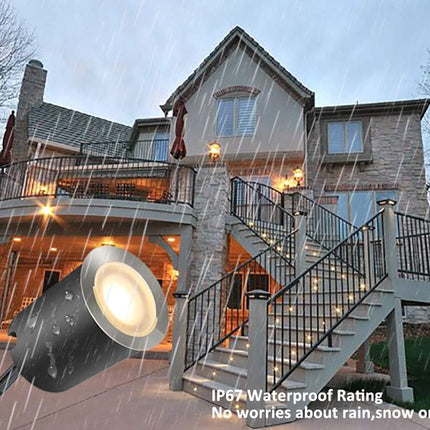 Smy Lighting Recessed Led Deck Light Kits With Protecting Shell Φ32Mm, In Ground Outdoor Led Landscape Lighting Ip67 Waterproof