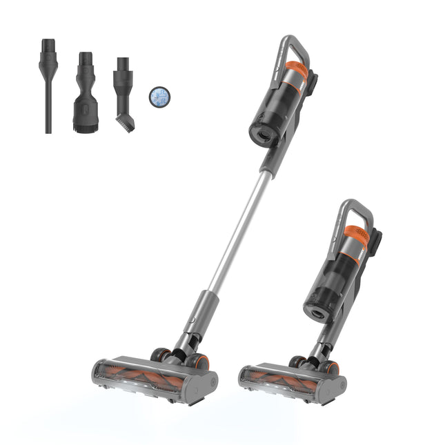 Worx 20V Powershare Cordless Stick Vacuum Wx038L.9, Powerful Cordless Vacuum Cleaner 25Kpa High Suction For Pet Hair, Lightweight Handheld Vacuum Cleans Floors Carpet Car – Tool Only