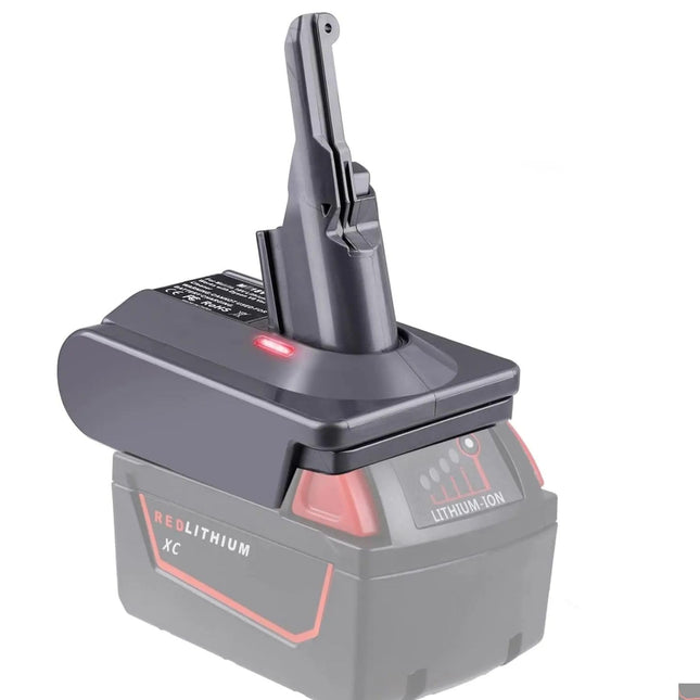 For Dyson V7V8 Vacuum Battery,Battery Adapter For Milwaukee 18V Lithium Battery,For Dyson V7V8 Absolute V7V8 Animal,Cordless Battery Converter,For Dyson Filter,For Dyson Trigger Lock