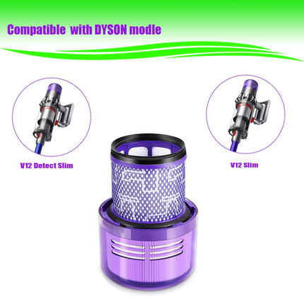 Filter For Dyson V12 Detect Slim Vacuums, V12 Slim Vacuums, Compare To Part 97151701 3 Pack