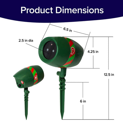 Star Shower Ultra 9 Outdoor Laser Light Show, AS-SEEN-ON-TV, 9 Unique Patterns, Showers Home w/Thousands of Lights, 3 Color Combinations, Motion or Still, Up to 3200 Sq Ft, Holiday Projector
