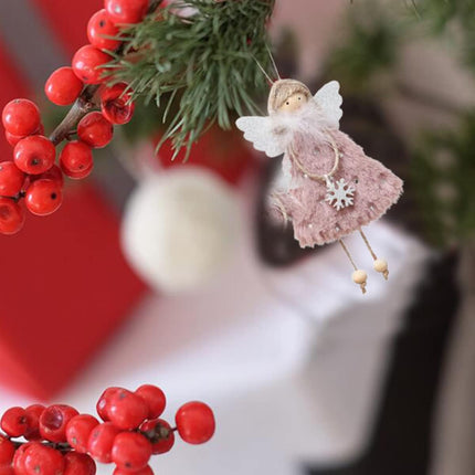 FZBNSRKO 3 Pcs Angel Doll Pendants,Christmas Hanging Angel Doll Angel Hanging Ornament Plush Angel Ornaments for Christmas Party Year,Birthday,Wedding,Valentine's Day Decoration