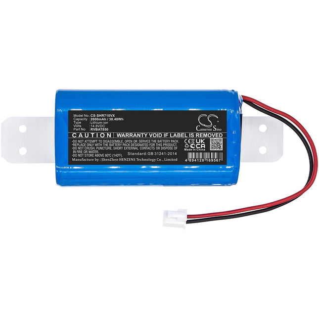 Cameron Sino Battery For Shark Iq R101, Rv1000, Rv1001, Rv1001Ae, Rv1101Arus, Rv2000Wd, Rv2001, Rv2001Wd, Rv700N, Rv720N, Rv725N, Rv750N, Rv761, Ur1005Ae, Ur1105Arus 2600Mah