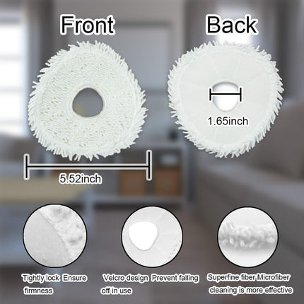 Parts Accessories For Robot Sweeping Narwal T10 Vacuum Cleaner, 4 Mop Cloth 2 Filters 4 Side Brush Parts