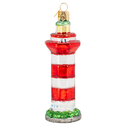 Old World Christmas Ornaments Hilton Head Lighthouse Glass Blown Ornaments for Christmas Tree