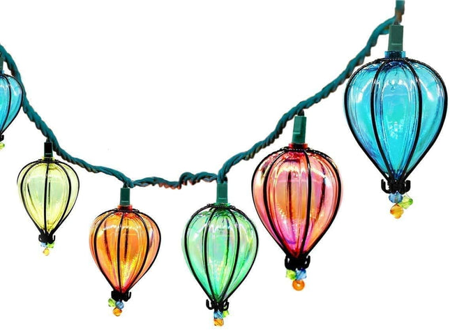 11FT String Lights with 10 Bulbs, Multicolor Backyard Patio Decor Lights, Connectable Hanging UL Listed Fairy Lights Indoor Outdoor for Christmas Party Wedding Tents (1pcs)