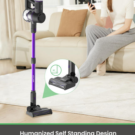 Vactidy Early Access Vacuum Cleaners For Home, 25Kpa Powerful Suction Cordless Vacuum, 35Mins Max Runtime, Self Standing, 6 In 1 Lightweight Stick Vacuum For Hardwood Floorlow Pile Carpet