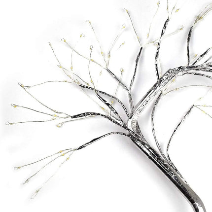 20" LED Firefly Tree Lights Bonsai - Bedroom, Desk Top, Table Lamp Decoration USB/Battery Operated Touch Switch DIY Adjustable Branches Home Party Holiday Warm Lighting