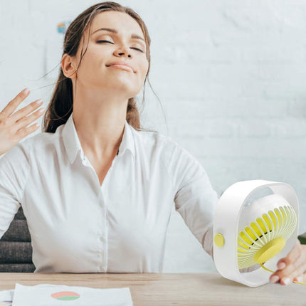 Mini Usb Desk Fan 3 Speed Personal Small Desktop Table Quiet Usb Fan For Home Office Car Outdoor Travel Pink