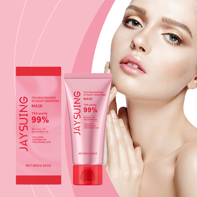 Jaysuing Nicotinamide Peel-Off Mask, Gently Cleanses The Stratum Corneum, Deeply Hydrates, Moisturizes And Smooths The Skin