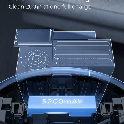 Laresar Robot Vacuum And Mop Combo,4000Pa Robotic Vacuum Cleaner With 3.5L Self Emptying Station,3 In 1 Robot Vacuum With Lidar Navigation,Smart App Control,For Pet Hairfloorscarpetsl6 Pro