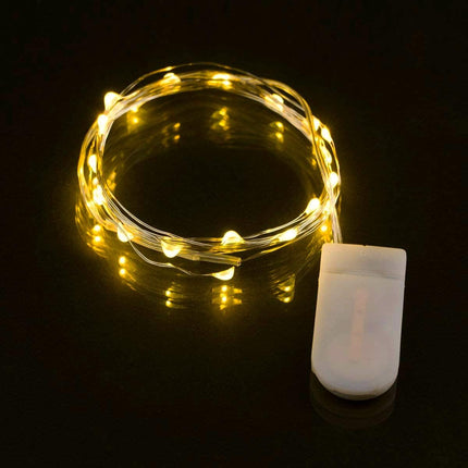 32 Pcs Fairy Lights Battery Operated String Lights - 10 ft 30 LED Waterproof Copper Wire Mini Firefly Starry Moon Lights for DIY Crafts Wedding Party Bedroom Table Centerpieces Christmas(Warm White)
