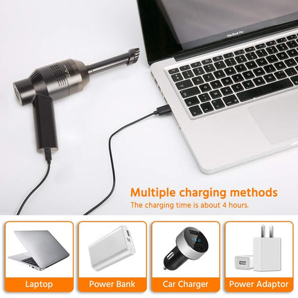 Uniqus Mini Handheld Vacuum Cordless, Keyboard Vacuum Cleaner, Rechargeable Computer Cleaner For Cleaning Small Areas
