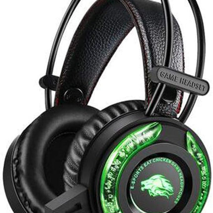 3.5mm Wired Gaming Stereo Headset Wired Over Ear Gaming Noise Cancelling LED