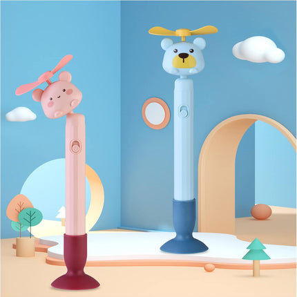 Mini Portable Fan, Personal Mini Handheld Fan, Replaceable Battery Small Pocket Fan, Adorable Cartoon Little Fan For Travel
