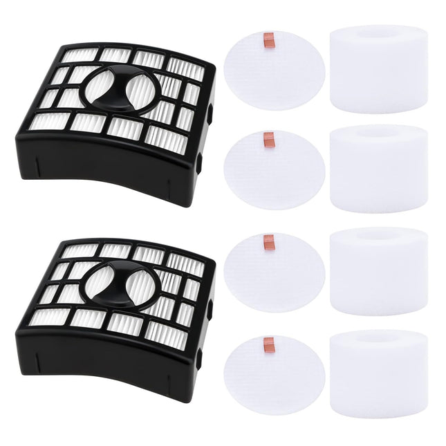 Filter For Shark Rotator Duoclean Powered Lift Away Speed Vacuum Nv680, Nv681, Nv682, Nv683, Nv800, Nv801, Nv803, Uv810, Replace Part Xhf680 Xff680, 2 Hepa + 4 Foam & Felt Filters