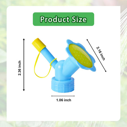 2In1 Watering Sprinkler Water Bottle Plastic Sprinkler Nozzle Flower Waterer Supplie Garden Tool Portable Household