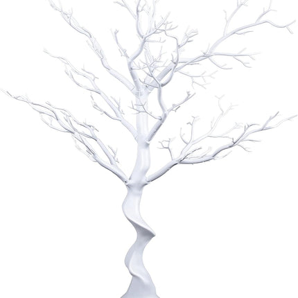 Centerpiece Wedding Tree Removable Simulation Artificial Tree for Home, Garden, Jewellery, Christmas or Halloween Party Decor, 30 inch in Height (White)