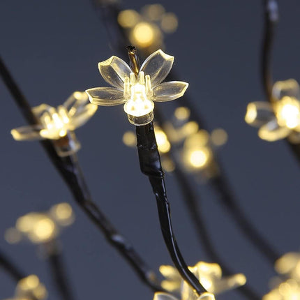 Lightshare 6.5FT 208 LED Cherry Blossom Tree, Lighted Artificial Tree for Decoration Inside and Outside, Home Patio Wedding Festival Christmas Decor