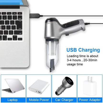 Mini Portable Vacuum Cleaner,15000Pa High Power Wireless Handheld Vacuum 3 In 1 Multifunctional Cordless Vacuum With Brushless Motor Rechargeable For Car Detailing,Office,Home