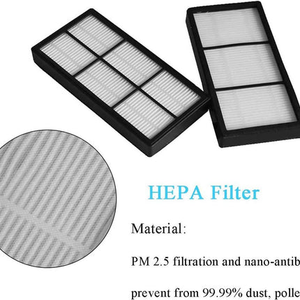 Mzy Llc 12 Pack Hepa Filter Filters For Irobot Roomba 800 900 Series 860 870 871 880 960 980 Robotic Vacuum Parts
