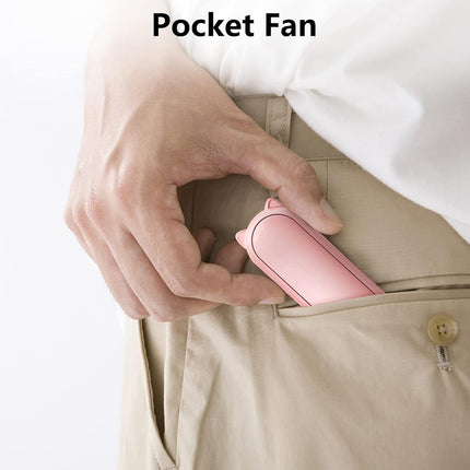 Handheld Mini Fan, Portable Foldable Fan With Usb Rechargeable, Small Pocket Fan, Battery Operated 1214 Hours For Women Men Commu