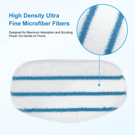 Uniqus Steam Mop Pads Compatible With Pursteam Thermapro 10In1 And Thermapro 211 Steam Mop Cleaner Microfiber Pur Steam Mop Pads Washable Reusable Steam Mop Pads For Steamer Floor Cleaning