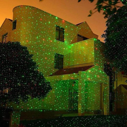 Laser Christmas Projector Lights Outdoor, Outdoor Garden Moving Firefly Landscape Lights Waterproof RGB, Christmas Decorations Light with Remote Control
