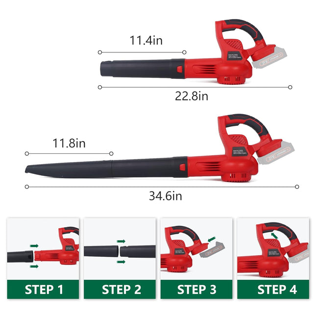 Cordless Leaf Blower, T TOVIA 150MPH 140 CFM Electric Mini Handheld Leaf Blower, 21V Battery Powered Lightweight Blower for Gutter, Patio, Jobsite, Yard, Tools Only