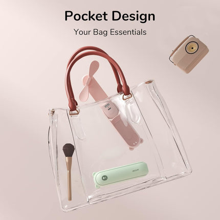 Jisulife 3 In 1 Handheld Fan, Mini Hand Fan, Portable Small Pocket Fan, Usb Rechargeable Fan 1421 Working Hours] With Power Bank