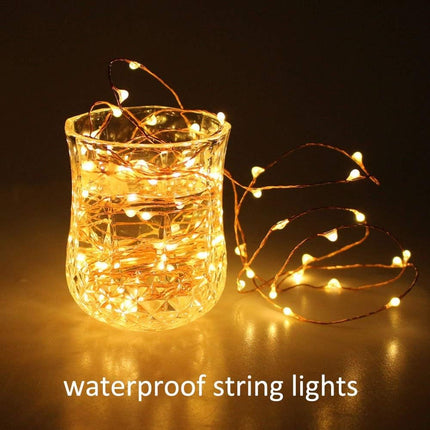 Outlet LED String Lights with Remote Control 99ft with 300 LEDs Dimmable Fairy String Lights for Bedroom,Trees, Indoor/Outdoor Copper String Lights for Birthday, Wedding,Party Warm White