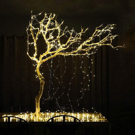 ZNYCYE Solar String Lights Outdoor, 8 Modes 220Led Multi Strand Fairy Lights Waterproof, Watering Can Lights Firefly Fairy Lights Bunch for Garden Patio Tree Christmas Party Wedding Decor(Warm White)