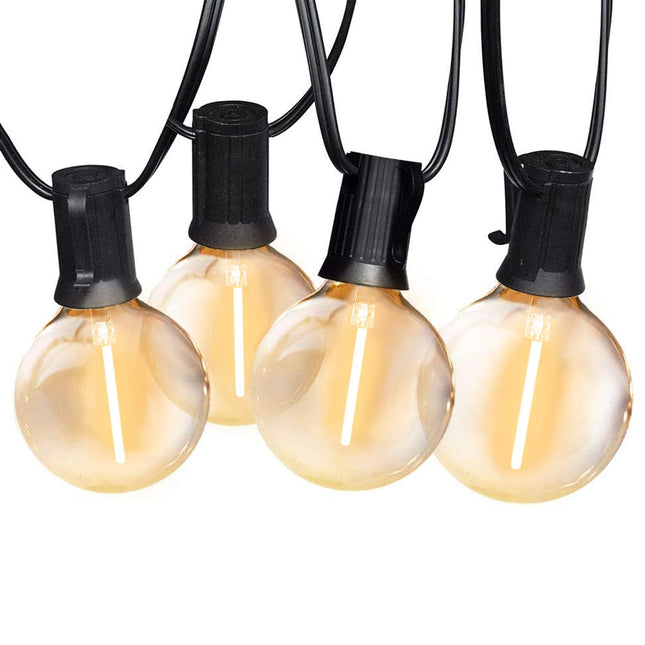 SUNTHIN Globe Outdoor String Lights, 27FT Patio Lights with 14 G40 Shatterproof LED Bulbs(1 Spare), Waterproof Hanging Lights String for Outside Backyard, Porch, Deck, Party, Garden