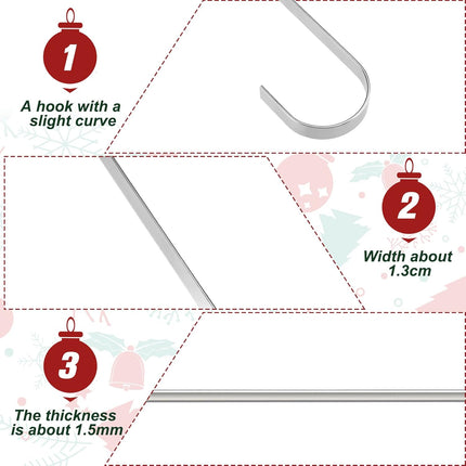 Loopeer 2 Pieces Christmas Headstone Wreath Hanger for Cemetery Gravestone Wreath Stand Tombstone Wreath Holder for Grave Marker Gravestone Flowers Decorations (8 Inch)