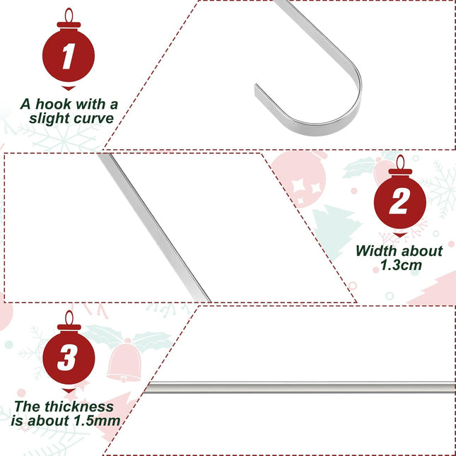 Loopeer 2 Pieces Christmas Headstone Wreath Hanger for Cemetery Gravestone Wreath Stand Tombstone Wreath Holder for Grave Marker Gravestone Flowers Decorations (8 Inch)