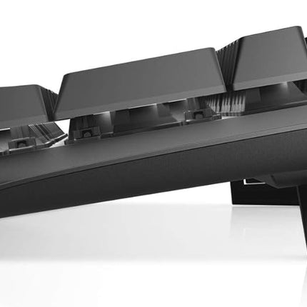 Alienware - AW310K Mechanical Gaming Keyboard AW310K: Cherry MX Red Switches - Nkro - Per-Key White LED - USB Passthrough & Media Control - 5 Onboard Profiles Black