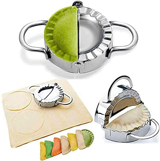 Stainless Steel Dumpling Maker Dumpling Skin Mold Ravioli Maker Press Pie Making Press Wrapper Pastry Maker Kitchen Accessories Small