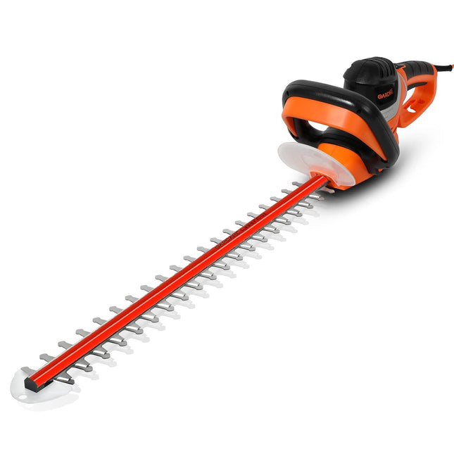 GARCARE 4 Amp 24" Corded Electric Dual-Action Hedge Trimmer - Electric Tree Trimmer, Branch Cutter Lightweight Lawn and Garden Landscaping