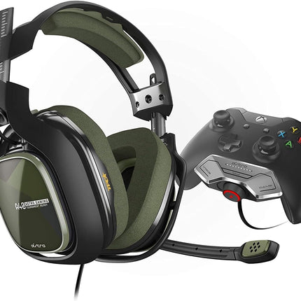 ASTRO Gaming A40 TR Headset wMixAmp M80 for Xbox One, Mod Kit Compatible, Gaming Headset for Xbox One, PC Bulk Packaging BlackOlive, Olive Black