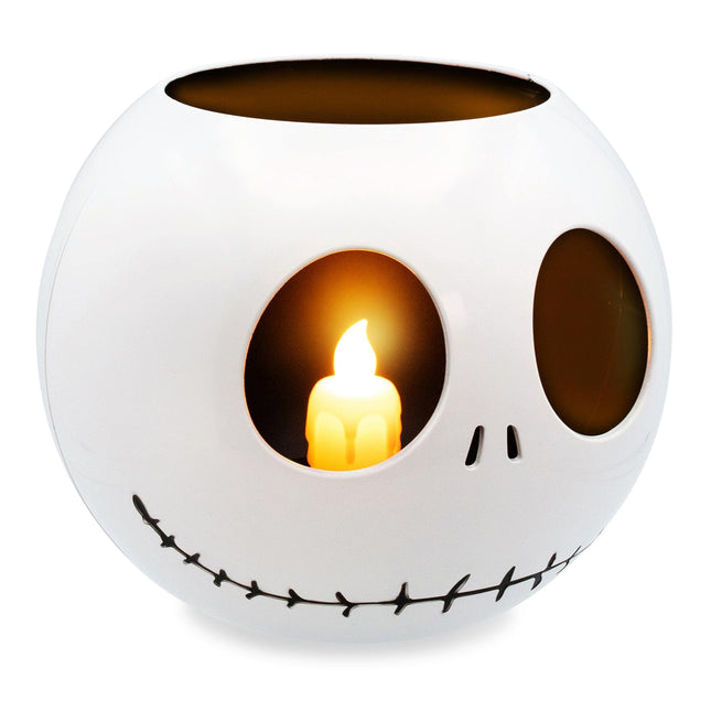 Disney The Nightmare Before Christmas Jack Skellington LED Flickering Flameless Candle With Automatic Timer Officially Licensed Collectible