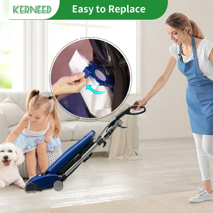 8 Pack R30D Hepa Vacuum Bags For Riccar Brilliance R30D, R30P, R30Pet & Simplicity Synchrony S30D, S30P, S30Pet Upright Vacuums Cleaner, Part Rnhc6Snh6