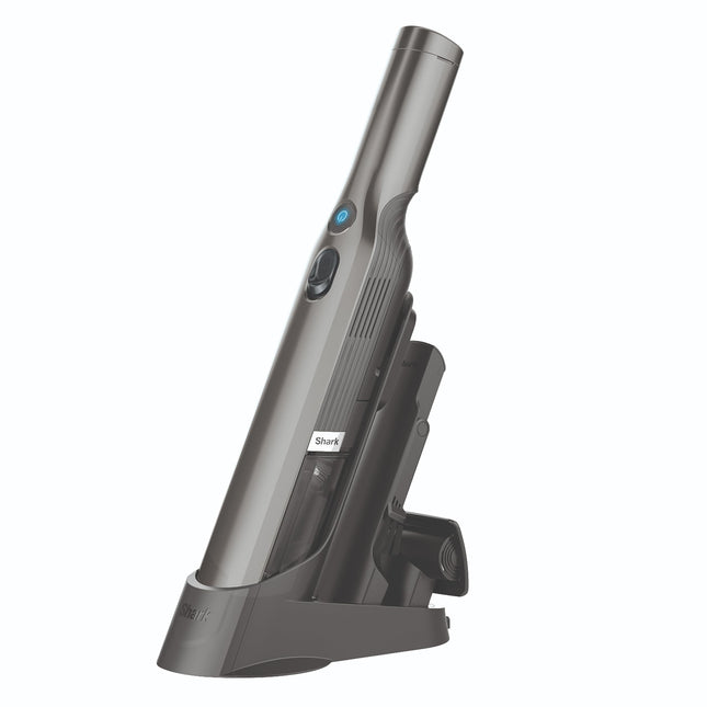 Shark Wv201 Wandvac Handheld Vacuum, Lightweight At 1.4 Pounds With Powerful Suction, Charging Dock, Single Touch Empty And Detachable Dust Cup,Graphite, Slate
