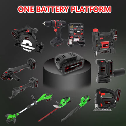 Werktough 20V Cordless Leaf Blower with 3.0A Battery and Fast Charger Leaf Blower Sweeper B001