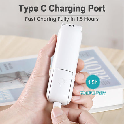 Mini Handheld Fan,3000Mah Small Battery Operated Fan,Portable Quiet Fan,Usb Rechargeable Pocket Fan,3 In 1 Hand Fan With Power