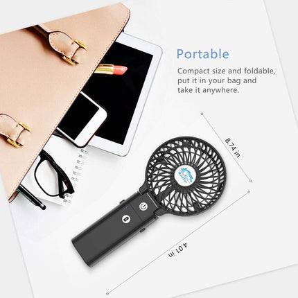 Handfan 10400Mah Portable Handheld Fan, Battery Operated Rechargeable Fan, Foldable Mini Personal Fan, Cooling Hand Fans